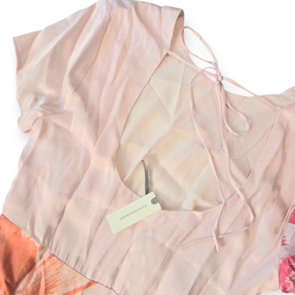 Anthropologie Short-Sleeve Maxi Slip Dress - Picture 4 of 4